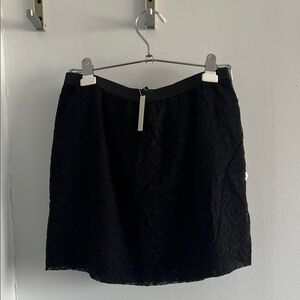 Madewell Elegant Black Mini Skirt